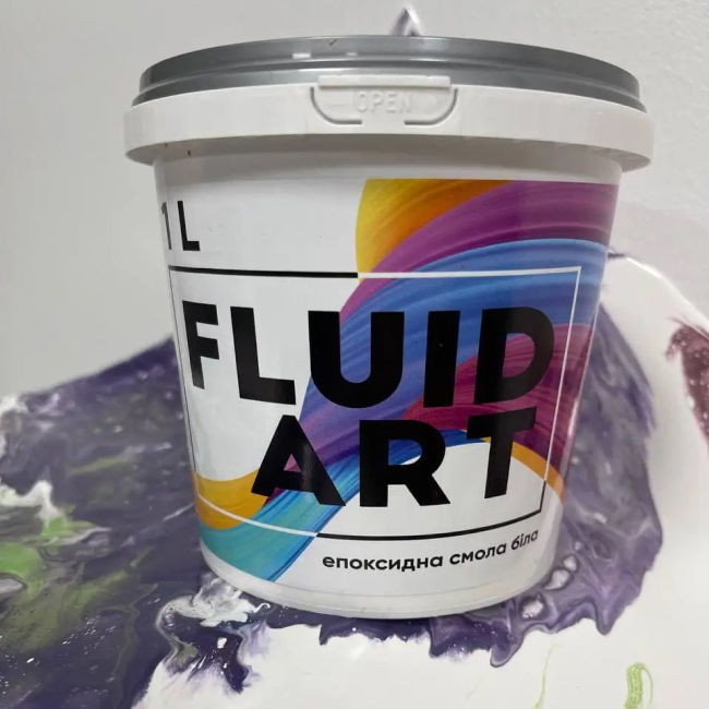 Rășină epoxidică albă Fluid Art - imagine 2