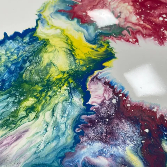 Rășină epoxidică albă Fluid Art - imagine 4